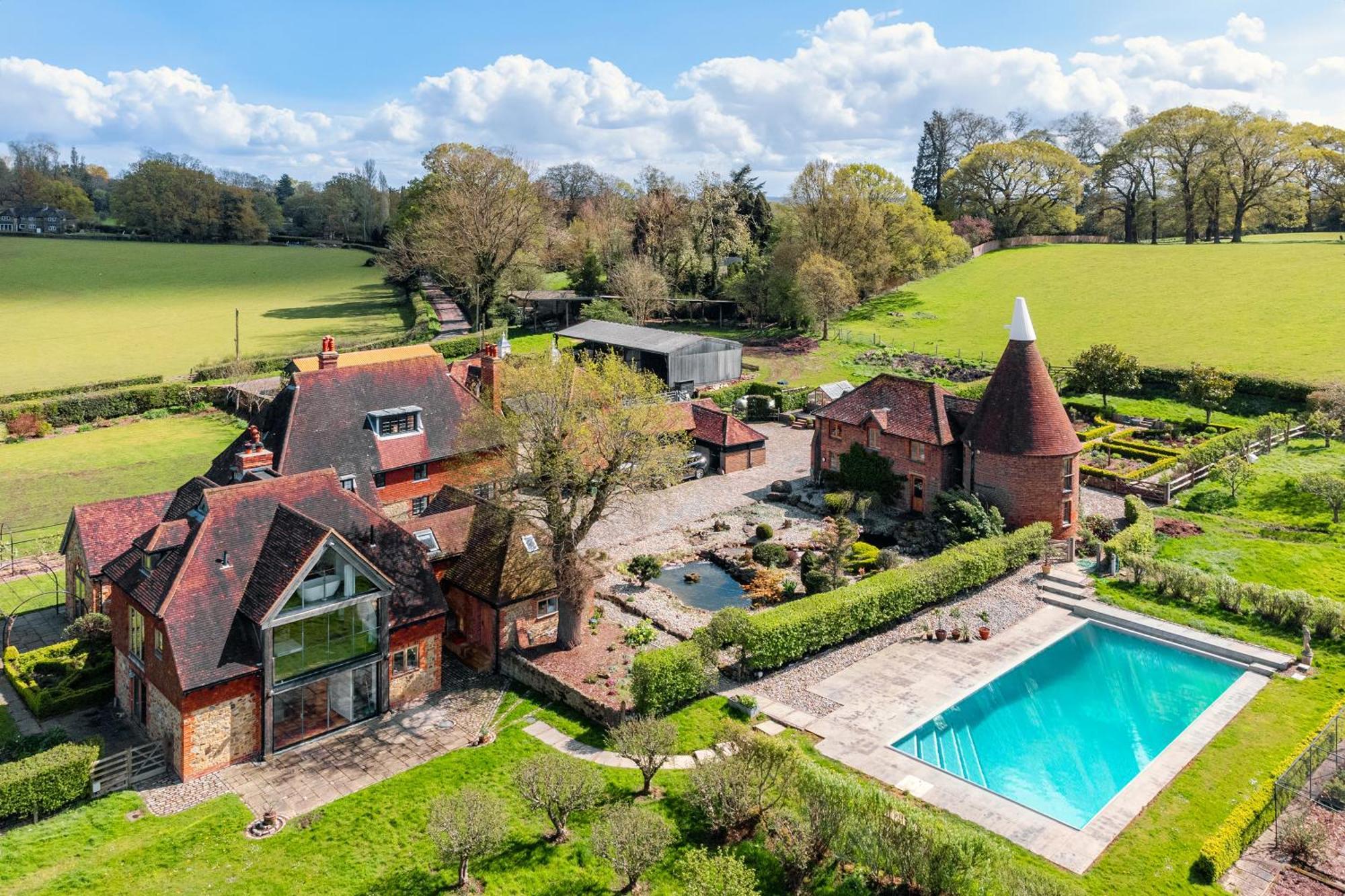 Hurst Farm B&B Crockham Hill Bagian luar foto